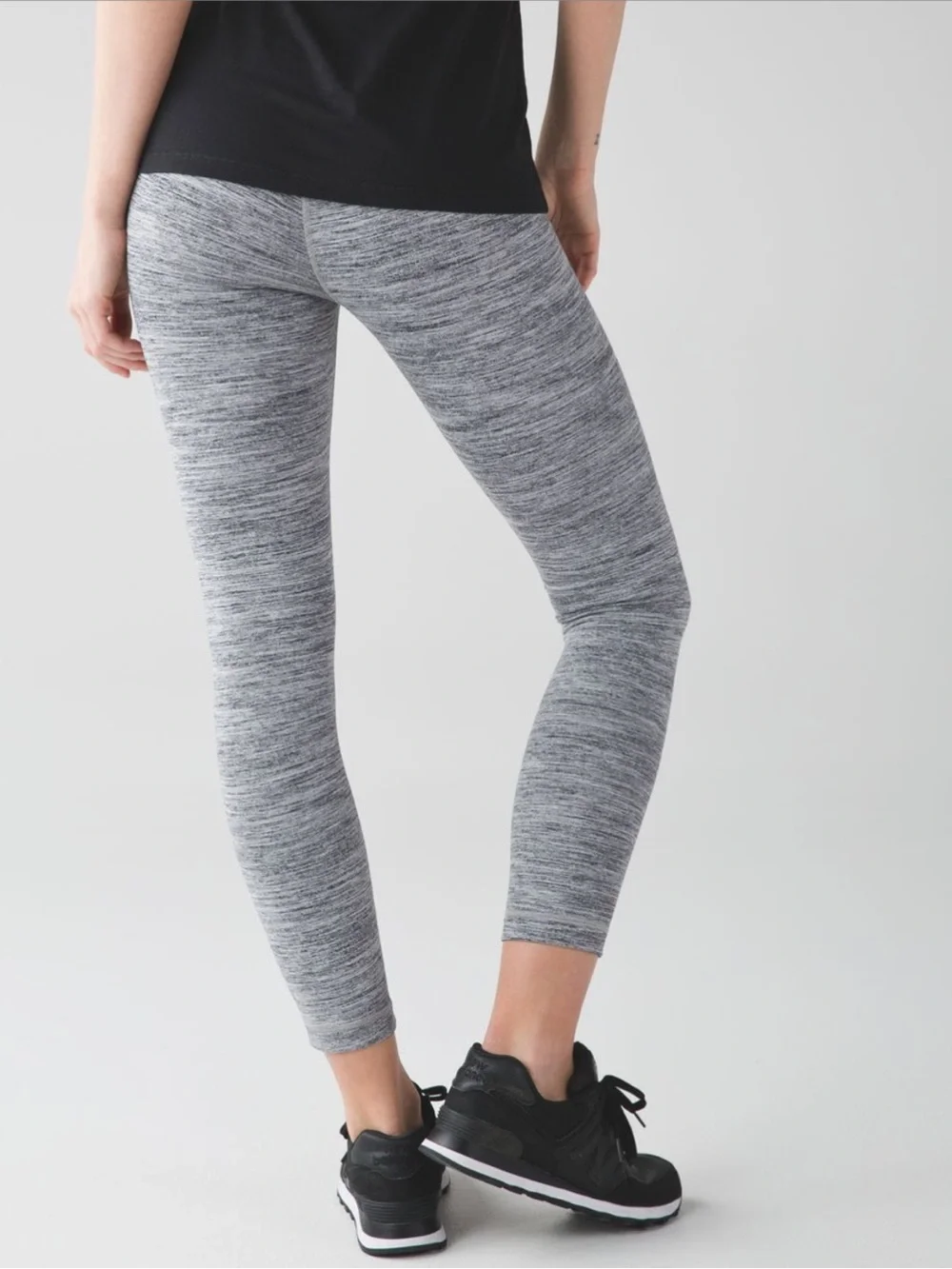 Lululemon High Times Legging in Space Dye Camo Seal Grey Deep Coal